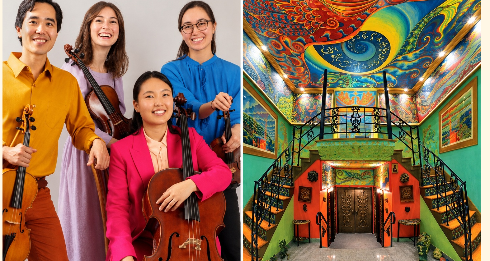 Rasa String Quartet at the Museum of Modern Renaissance - An American Patchwork