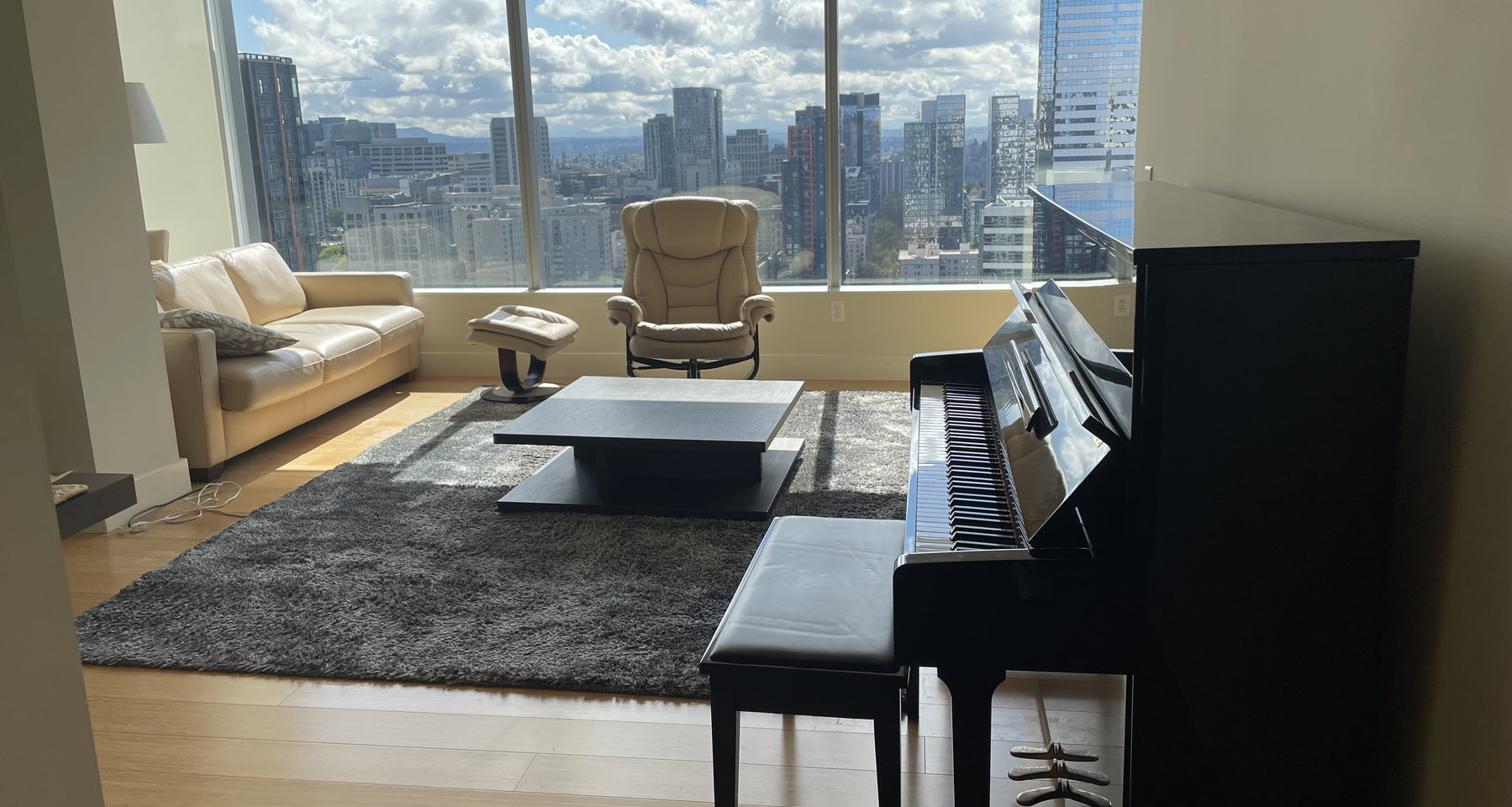  Beautiful Cello Music Above the Seattle Skyline