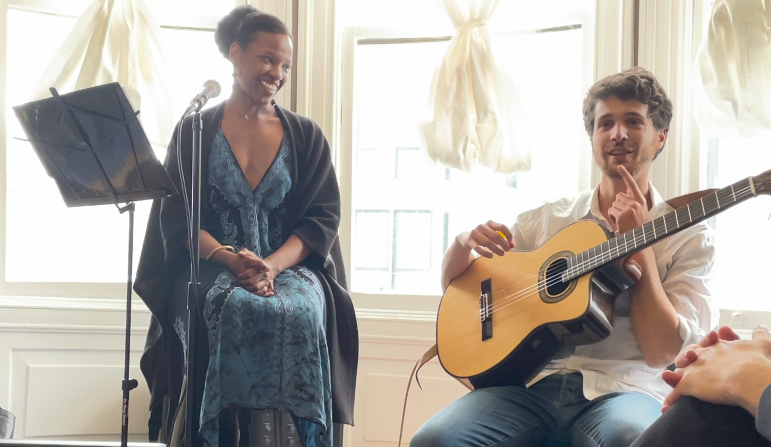 An afternoon of Brazilian Bossa Nova featuring the Bossa e Bossa Duo