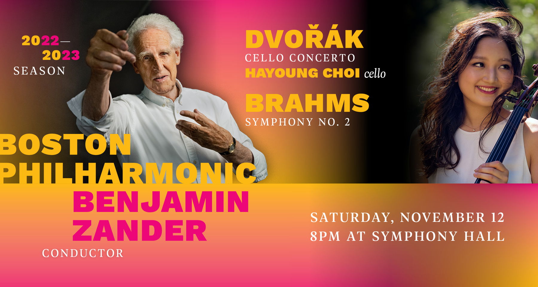 Boston Philharmonic presents: Dvorak and Brahms with award winning cellist Hayoung Choi!