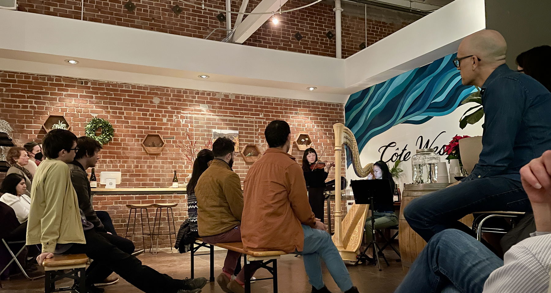 Lovely Evening of Harp & Violin at Family-Owned Winery