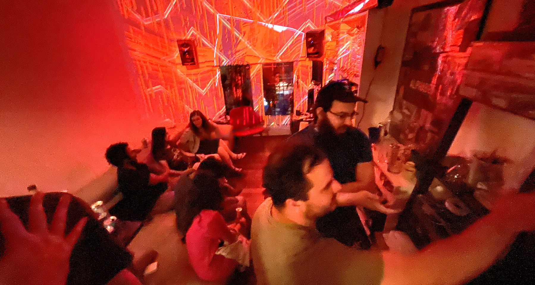 Katherine Kyu Hyeon Lim improvises & layers live, in a Greenpoint loft