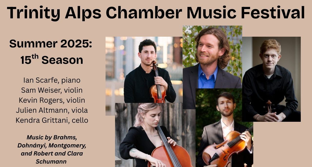 Trinity Alps Festival Quintet plays BRAHMS