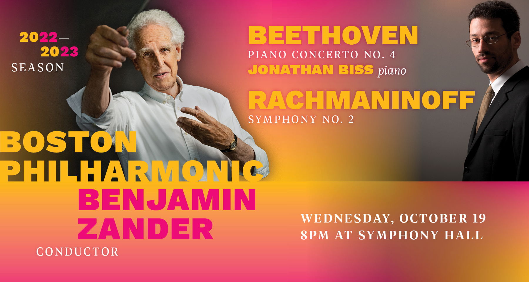 Boston Philharmonic welcomes pianist Jonathan Biss!