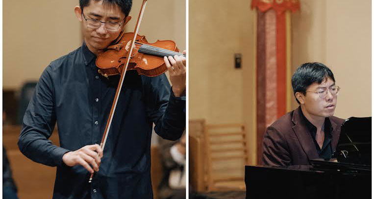 Piano/Violin Duo Play Classics in Cole Valley