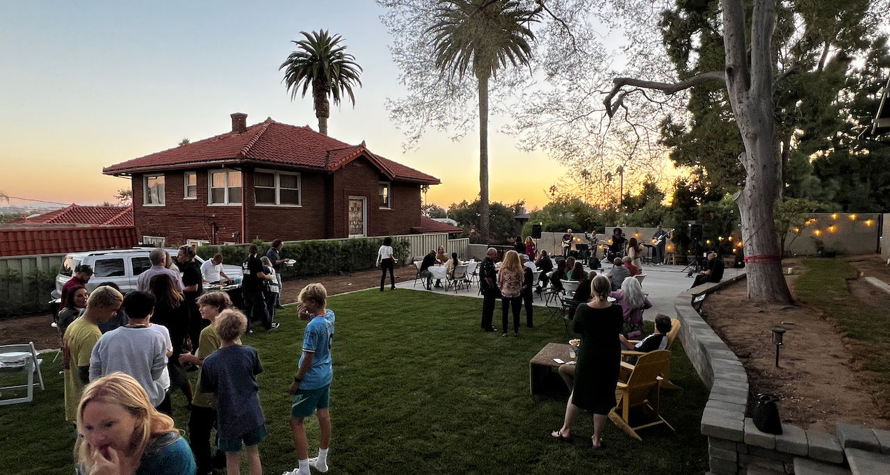Summer Sunday Soiree in Mar Vista backyard