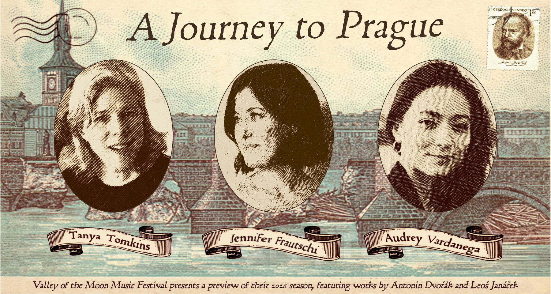 A Journey to Prague: Jennifer Frautschi, Tanya Tomkins, & Audrey Vardanega