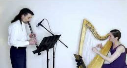 Cozy summer evening with Amelia Romano (Harp) and Asaf Ophir (clarinet)