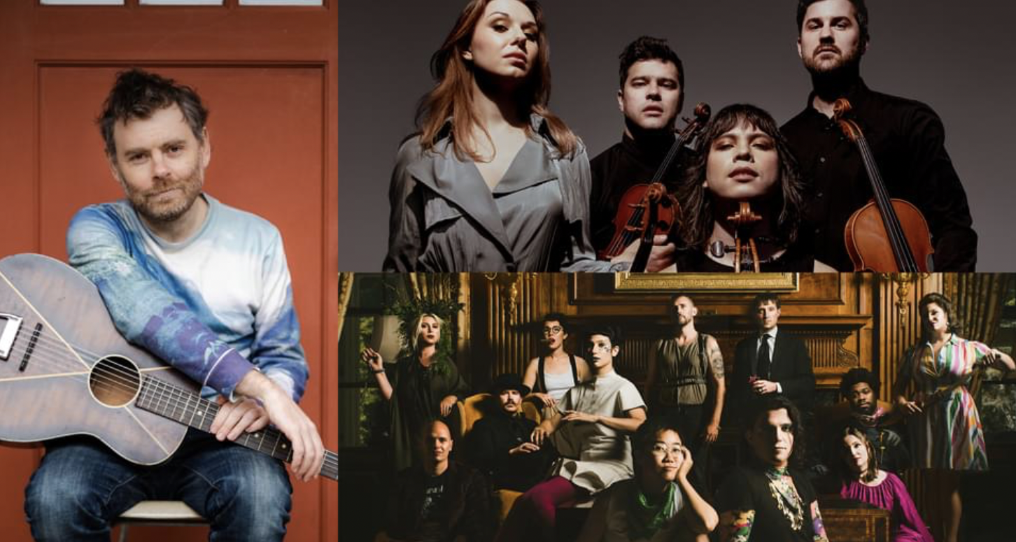 San Francisco Performances Presents: Gabriel Kahane (piano) with Attacca Quartet and Roomful of Teeth