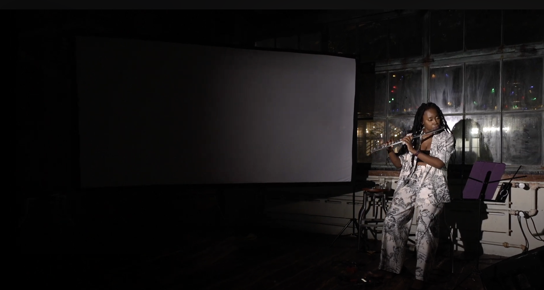 Flutist Adrienne Baker at Curious Matter