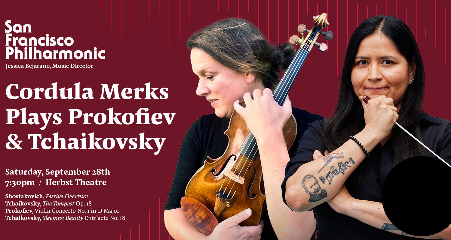 San Francisco Philharmonic Presents: violinist Cordula Merks!