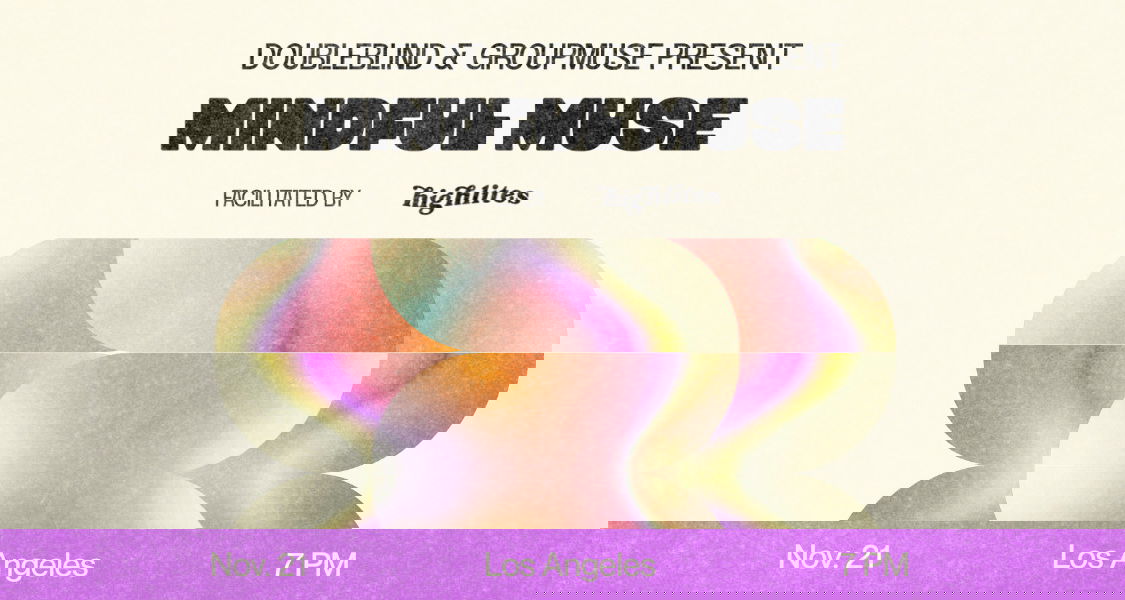 DoubleBlind and Groupmuse Present: Mindful Muse - A Guided Meditation and Classical Violin, Facilitated by Highlites 