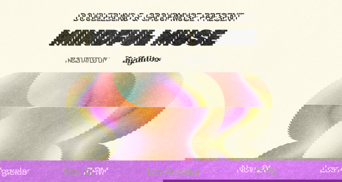 DoubleBlind and Groupmuse Present: Mindful Muse - A Guided Meditation and Classical Violin, Facilitated by Highlites 