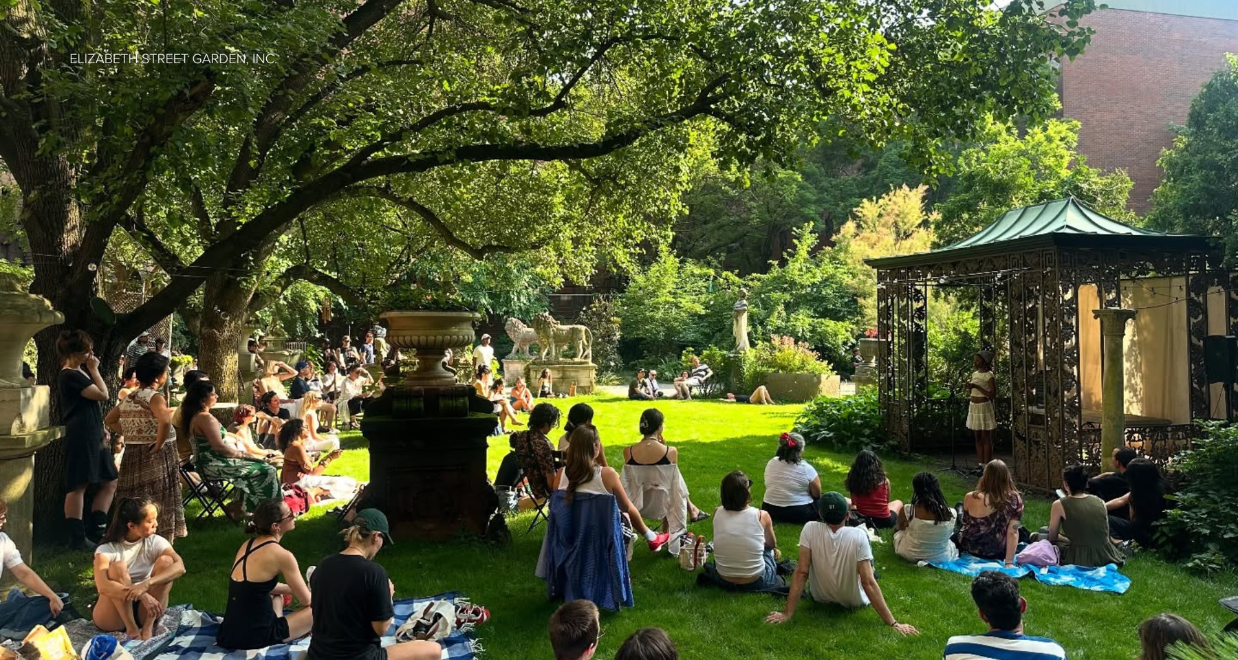 Baroque and Brazilian Jazz in the Elizabeth Street Garden