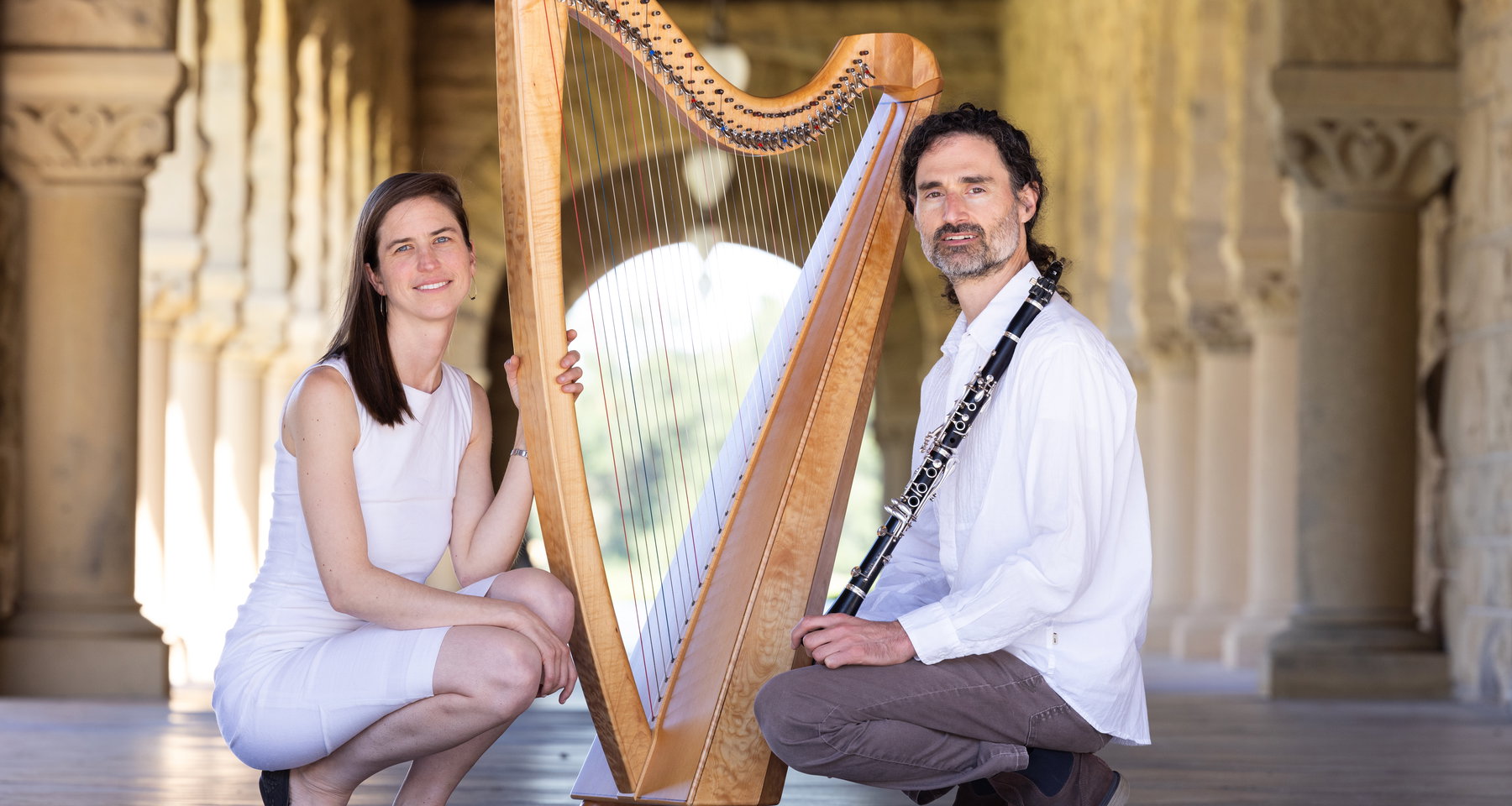 Harp and Woodwinds by the Lake