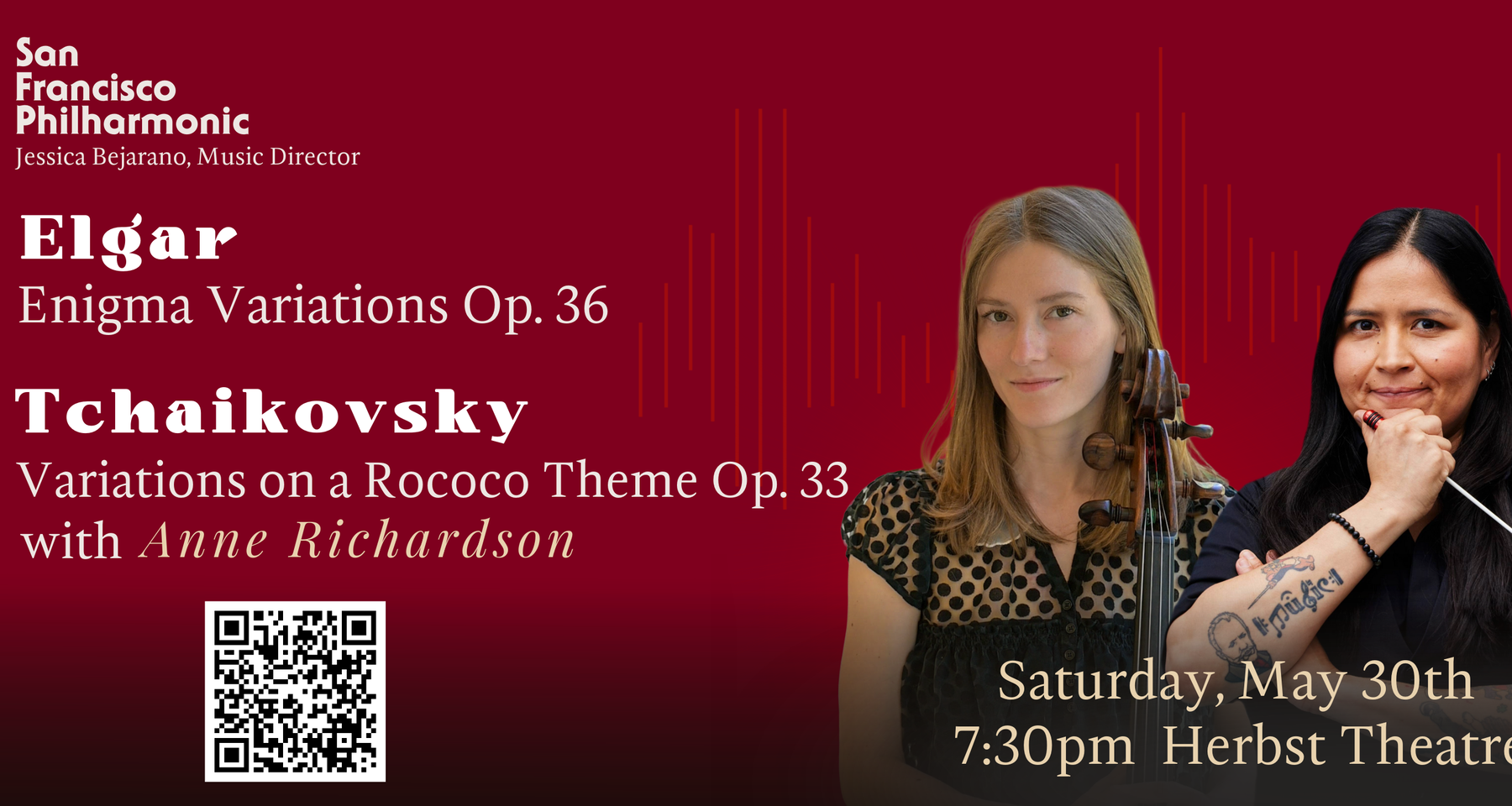 SF Phil Performs Elgar and Tchaikovsky feat. Anne Richardson