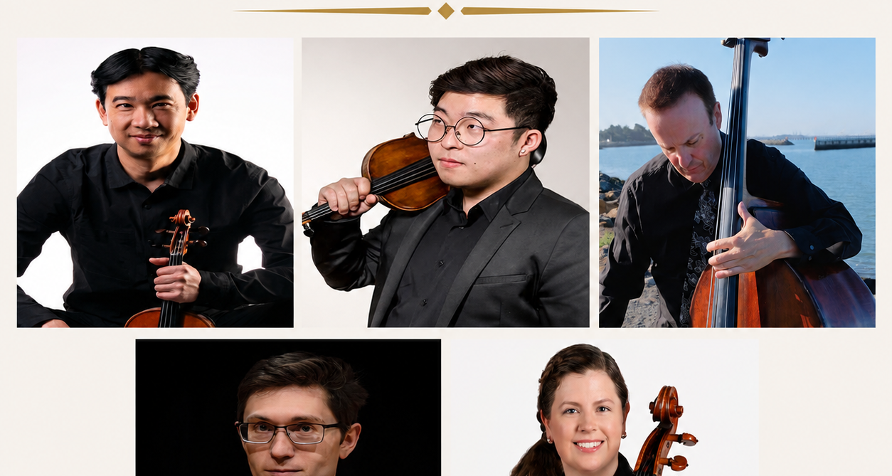 American Tapestry- a concert of American music for string quintet