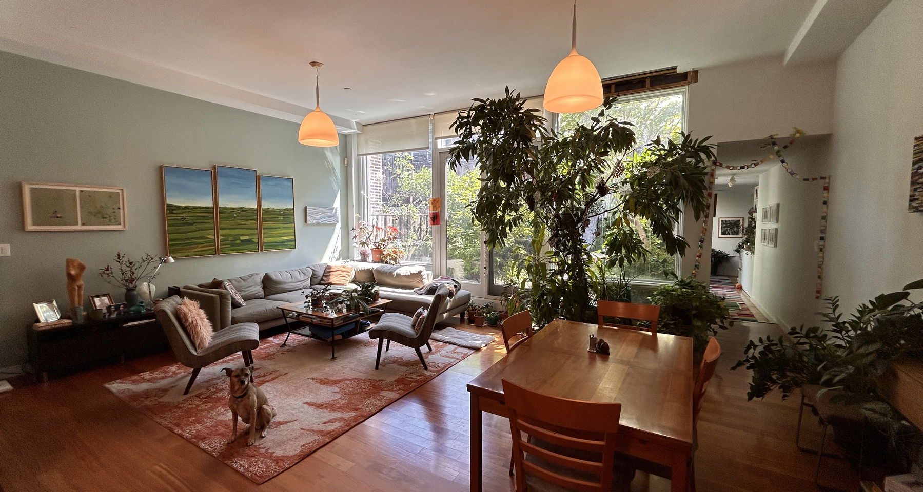 A Park Slope Living Room Musical Gathering